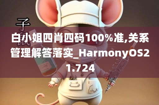 白小姐四肖四码100%准,关系管理解答落实_HarmonyOS21.724