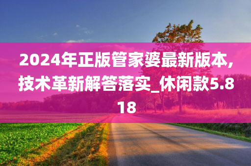 2024年正版管家婆最新版本,技术革新解答落实_休闲款5.818