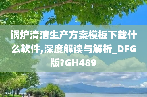 锅炉清洁生产方案模板下载什么软件,深度解读与解析_DFG版?GH489