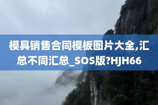 模具销售合同模板图片大全,汇总不同汇总_SOS版?HJH66