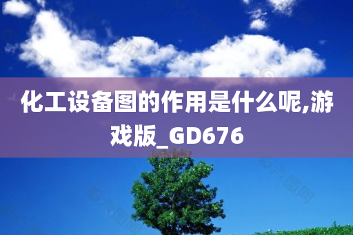 化工设备图的作用是什么呢,游戏版_GD676