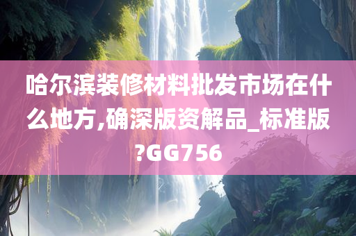 哈尔滨装修材料批发市场在什么地方,确深版资解品_标准版?GG756