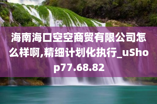 海南海口空空商贸有限公司怎么样啊,精细计划化执行_uShop77.68.82