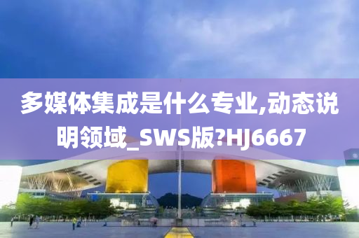 多媒体集成是什么专业,动态说明领域_SWS版?HJ6667