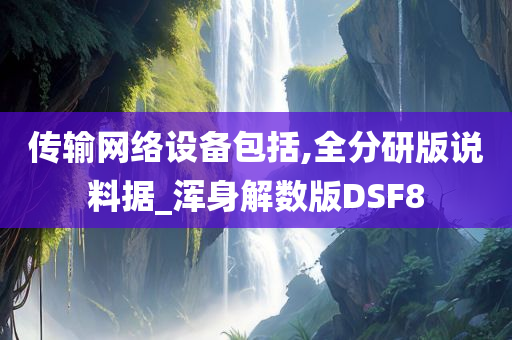 传输网络设备包括,全分研版说料据_浑身解数版DSF8