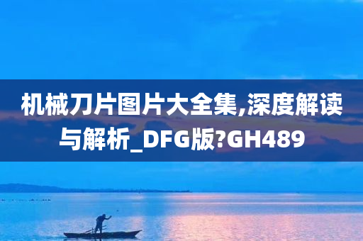 机械刀片图片大全集,深度解读与解析_DFG版?GH489