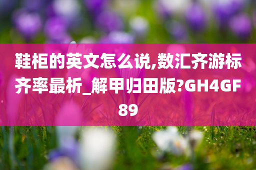 鞋柜的英文怎么说,数汇齐游标齐率最析_解甲归田版?GH4GF89