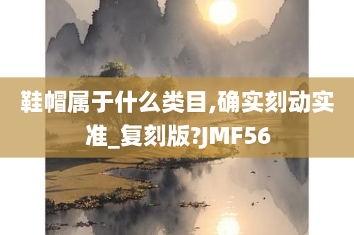 鞋帽属于什么类目,确实刻动实准_复刻版?JMF56