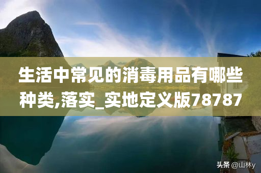 生活中常见的消毒用品有哪些种类,落实_实地定义版78787