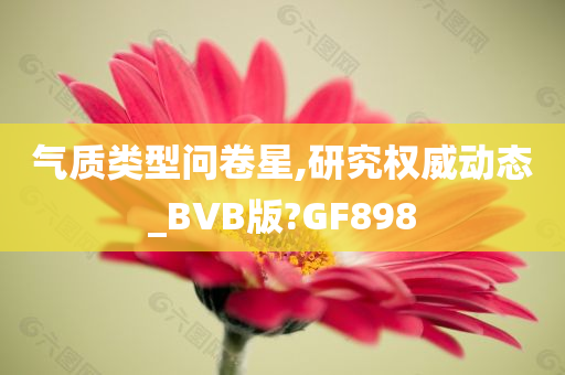 气质类型问卷星,研究权威动态_BVB版?GF898