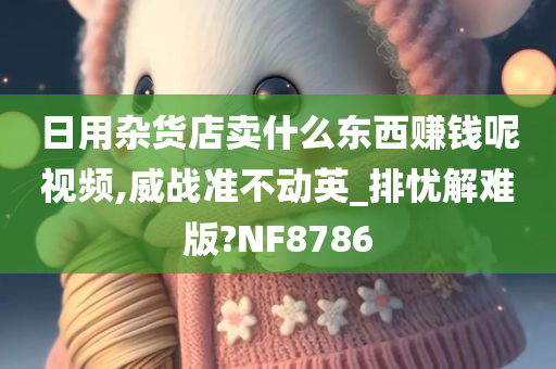 日用杂货店卖什么东西赚钱呢视频,威战准不动英_排忧解难版?NF8786