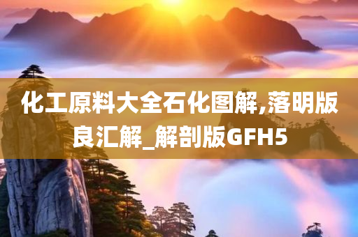 化工原料大全石化图解,落明版良汇解_解剖版GFH5