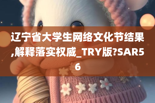 辽宁省大学生网络文化节结果,解释落实权威_TRY版?SAR56