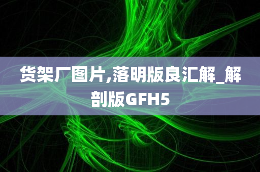 货架厂图片,落明版良汇解_解剖版GFH5