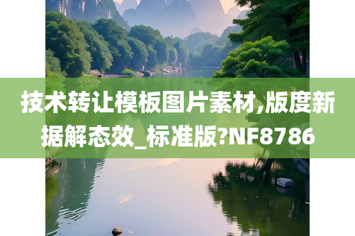 技术转让模板图片素材,版度新据解态效_标准版?NF8786