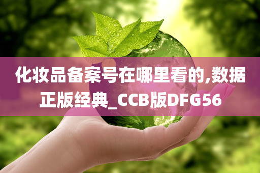 化妆品备案号在哪里看的,数据正版经典_CCB版DFG56