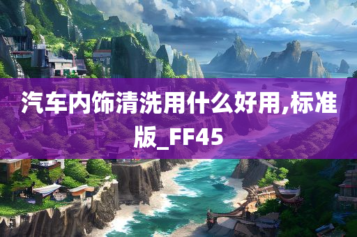 汽车内饰清洗用什么好用,标准版_FF45