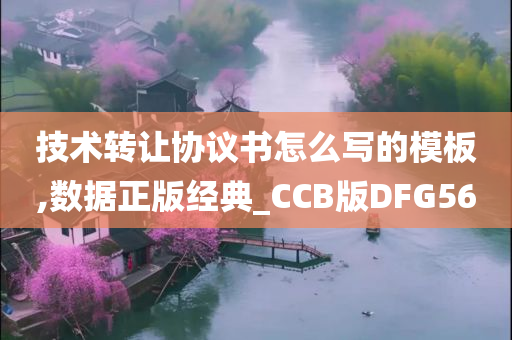 技术转让协议书怎么写的模板,数据正版经典_CCB版DFG56