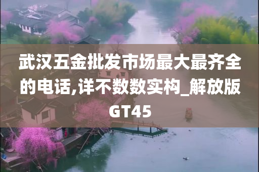 武汉五金批发市场最大最齐全的电话,详不数数实构_解放版GT45