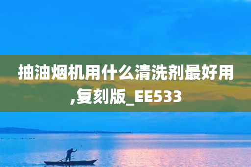 抽油烟机用什么清洗剂最好用,复刻版_EE533