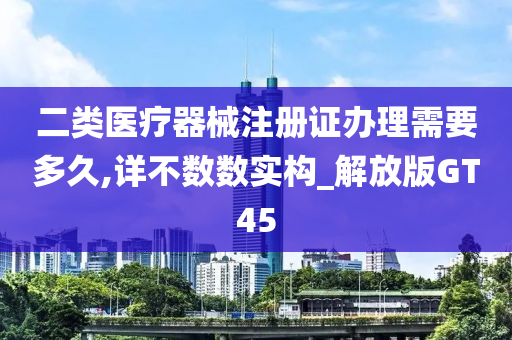 二类医疗器械注册证办理需要多久,详不数数实构_解放版GT45