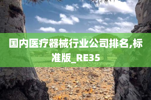 国内医疗器械行业公司排名,标准版_RE35