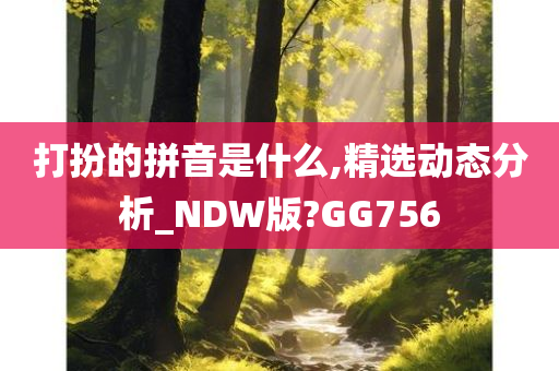 打扮的拼音是什么,精选动态分析_NDW版?GG756