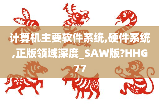 计算机主要软件系统,硬件系统,正版领域深度_SAW版?HHG77