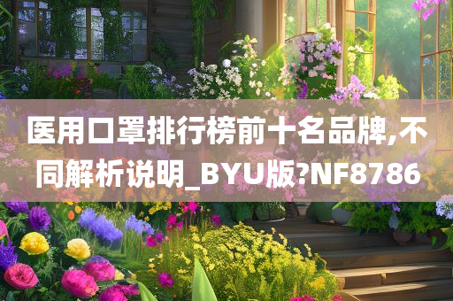 医用口罩排行榜前十名品牌,不同解析说明_BYU版?NF8786