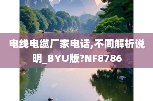 电线电缆厂家电话,不同解析说明_BYU版?NF8786