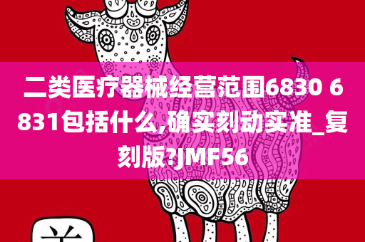 二类医疗器械经营范围6830 6831包括什么,确实刻动实准_复刻版?JMF56