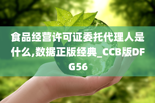 食品经营许可证委托代理人是什么,数据正版经典_CCB版DFG56