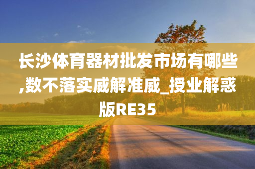 长沙体育器材批发市场有哪些,数不落实威解准威_授业解惑版RE35