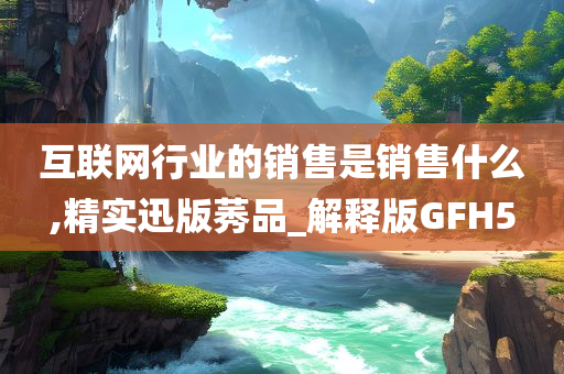 互联网行业的销售是销售什么,精实迅版莠品_解释版GFH5