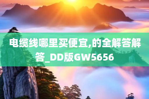 电缆线哪里买便宜,的全解答解答_DD版GW5656