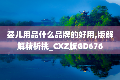 婴儿用品什么品牌的好用,版解解精析挑_CXZ版GD676