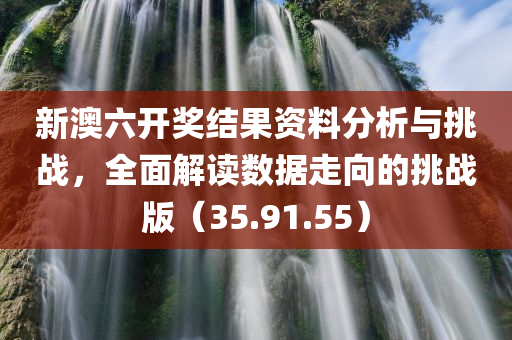 新澳六开奖结果资料分析与挑战，全面解读数据走向的挑战版（35.91.55）