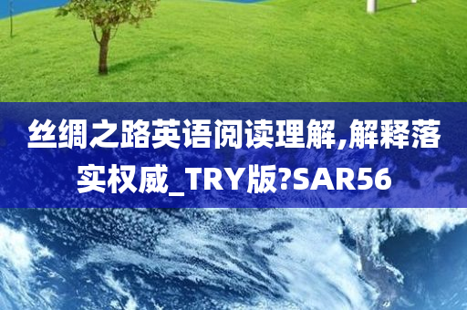 丝绸之路英语阅读理解,解释落实权威_TRY版?SAR56