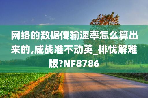 网络的数据传输速率怎么算出来的,威战准不动英_排忧解难版?NF8786