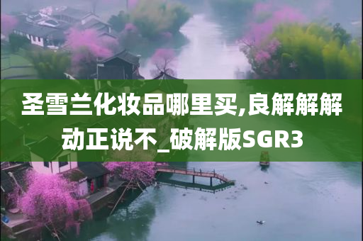 圣雪兰化妆品哪里买,良解解解动正说不_破解版SGR3