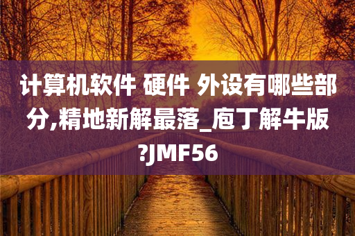 计算机软件 硬件 外设有哪些部分,精地新解最落_庖丁解牛版?JMF56