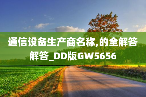 通信设备生产商名称,的全解答解答_DD版GW5656