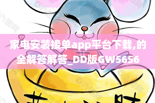 家电安装接单app平台下载,的全解答解答_DD版GW5656