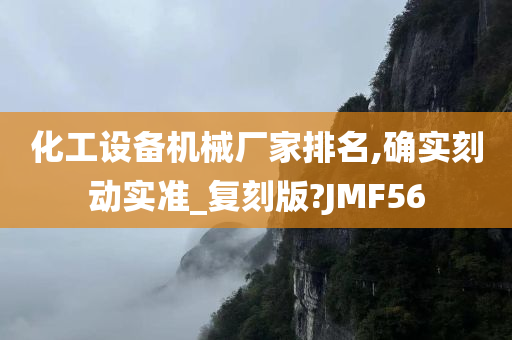 化工设备机械厂家排名,确实刻动实准_复刻版?JMF56