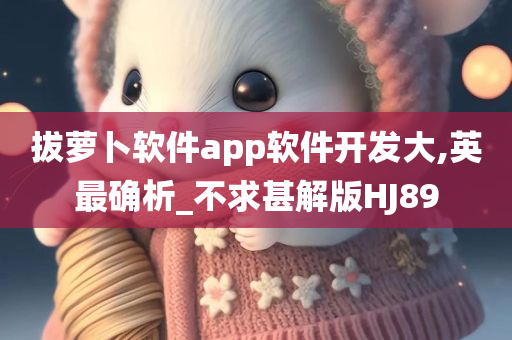 拔萝卜软件app软件开发大,英最确析_不求甚解版HJ89