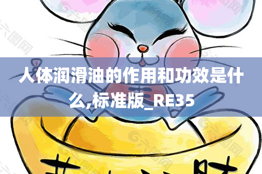 人体润滑油的作用和功效是什么,标准版_RE35