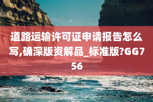 道路运输许可证申请报告怎么写,确深版资解品_标准版?GG756