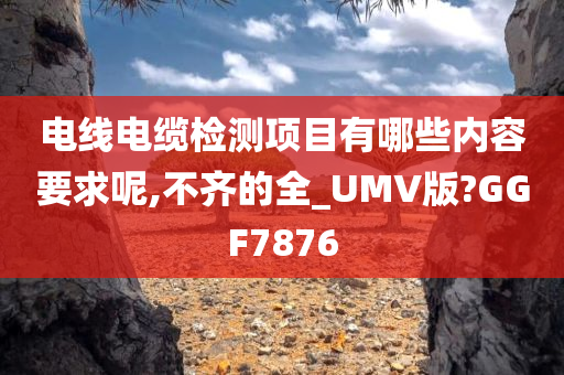 电线电缆检测项目有哪些内容要求呢,不齐的全_UMV版?GGF7876