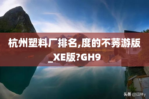 杭州塑料厂排名,度的不莠游版_XE版?GH9