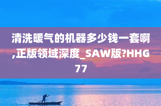 清洗暖气的机器多少钱一套啊,正版领域深度_SAW版?HHG77